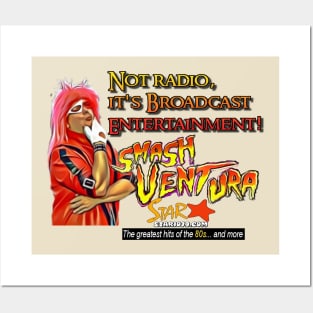 Smash Ventura - Not radio, It's broadcast entertainment Posters and Art